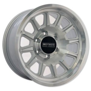 17" machined silver method alloy wheels