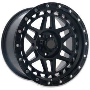 18" Matte black alloy wheels for Jeep Wrangler