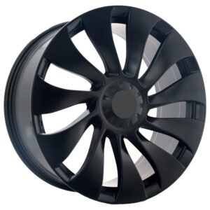 20" matte black Tesla Cars' Alloy Wheels