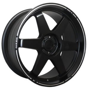 20" matte black alloy wheels for Ford Mustang, Nissan GTR, Nissan 350Z, Dodge Charger and Challenger Sport Cars