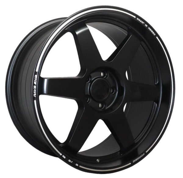 20" matte black alloy wheels for Ford Mustang, Nissan GTR, Nissan 350Z, Dodge Charger and Challenger Sport Cars