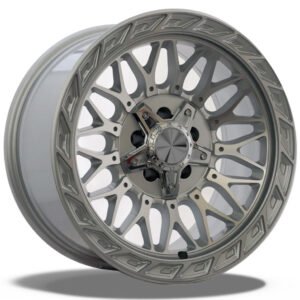 17" machined silver color alloy wheels for Jeep Compass and Wrangler