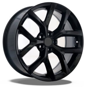 20" black alloy wheels for Ford Mustang Dodge Challenger and Charger Sport cars