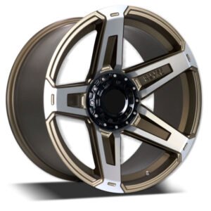 20" Machined Face Bronze Alloy Wheels for Jeep Wrangler, Grand Cherokee, Gladiator, RAM 1500 and Dodge Durango