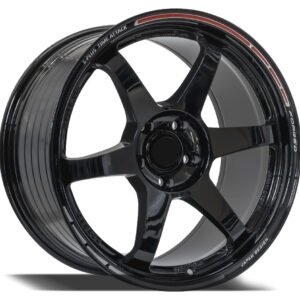 20″ machined black with lip and milling alloy wheels for Chevrolet Camaro, Chevrolet Corvette, Ford Mustang and BMW cars