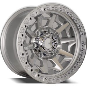 15 Inch machined silver alloy wheels for Nissan Super Safari