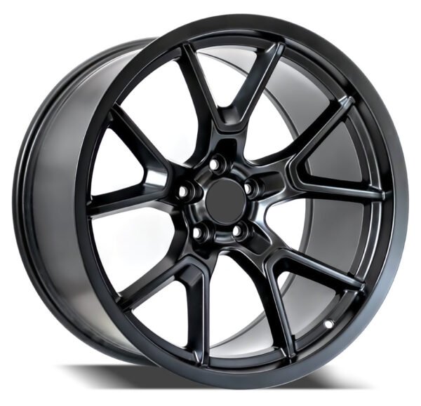 Mustang, Dodge Challenger and Charger Sport cars' 20" Hyper black alloy wheels