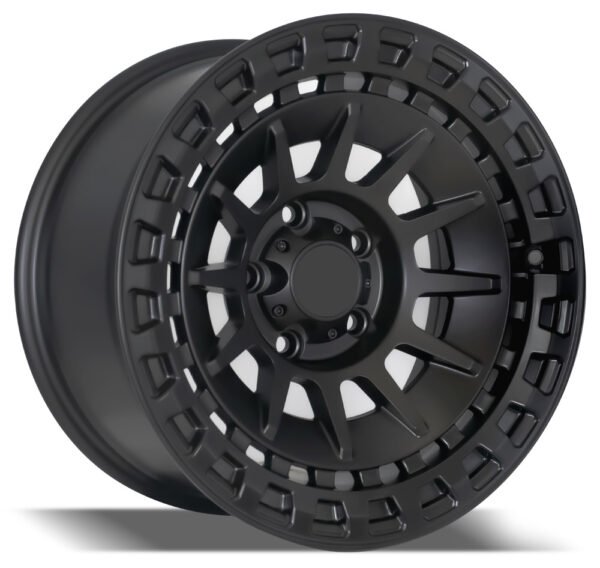 Wrangler, Cherokee, Durango and Gladiator 17 inch matte black alloy wheels