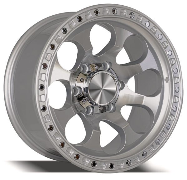 Nissan VTC 17" machined silver Alloy Wheels