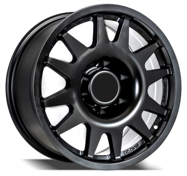 16" matte black Nissan Super Safari VTC alloy wheels