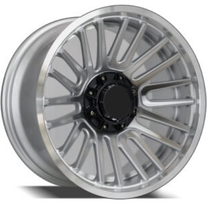 RAM 1500 and Land Cruiser 20" machined silver alloy wheels