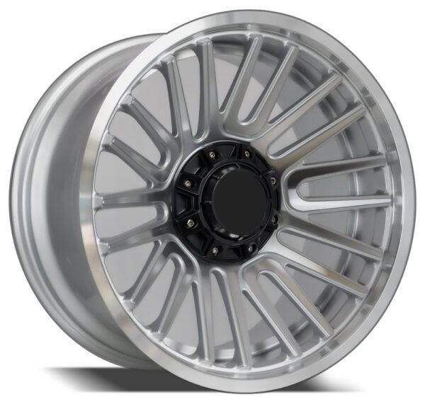 RAM 1500 and Land Cruiser 20" machined silver alloy wheels