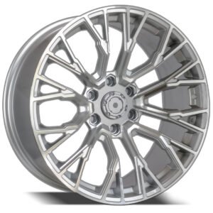 20 inch machined silver alloy wheels for SUV and Pickup Truck Vehicles