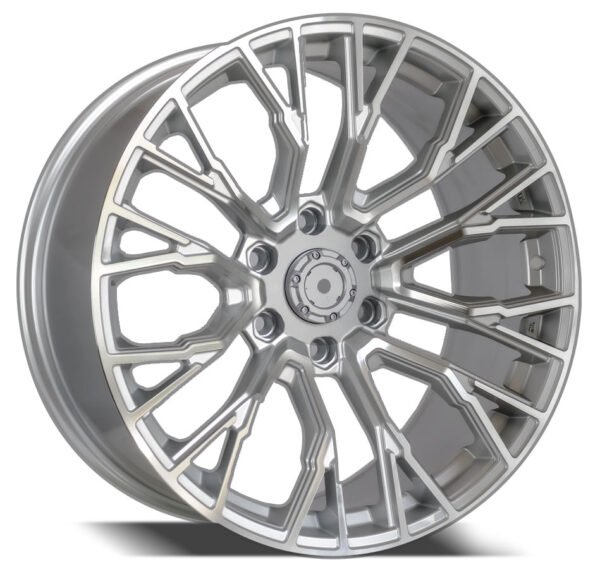 20 inch machined silver alloy wheels for SUV and Pickup Truck Vehicles