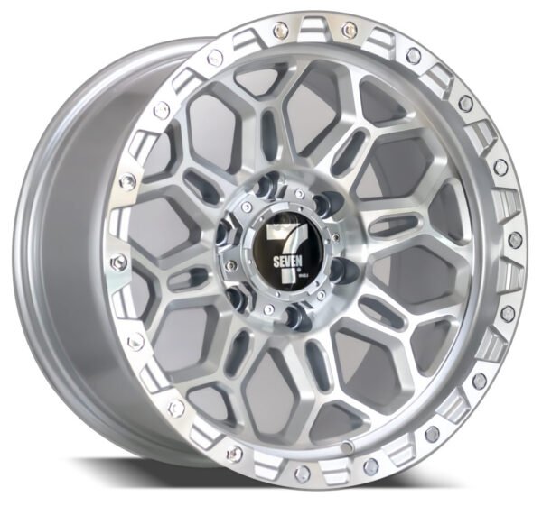 VTC Y61, FJ Cruiser, Prado, Tundra, Hilux, Tacoma, RAM 1500, Sierra, Pajero, Silverado 17" machined silver alloy wheels