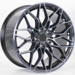 19" machined face black coated alloy wheels for old BMW series