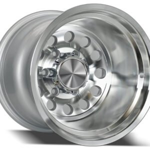 15" machined silver finish alloy wheels for all cars with 6-lug wheels