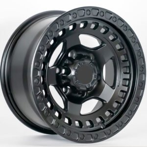 16" matte black alloy wheels for all cars with 6-lug wheels