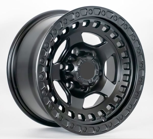16" matte black alloy wheels for all cars with 6-lug wheels