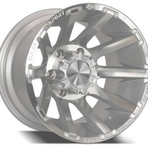 15" machined silver finish alloy wheels for all cars with 6-lug wheels