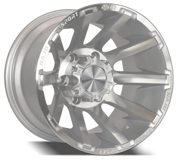 15" machined silver finish alloy wheels for all cars with 6-lug wheels