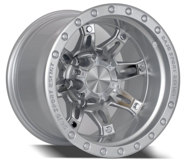15 inch machined silver alloy wheels for all cars with 6 lug wheels