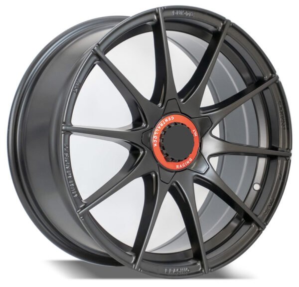 18" dark matte gray or matte black alloy wheel for Lancer, Camry, Civic, Accord, and Lexus IS GS