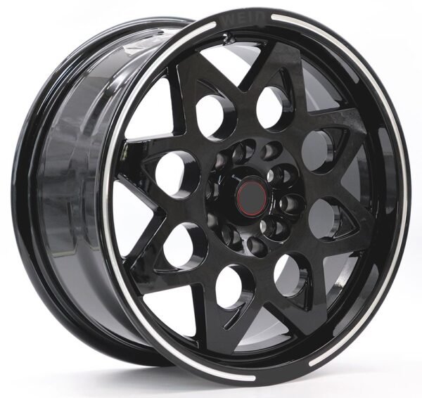 Toyota Corolla, Camry, Nissan Altima and Sentra 15" black milling ally wheels