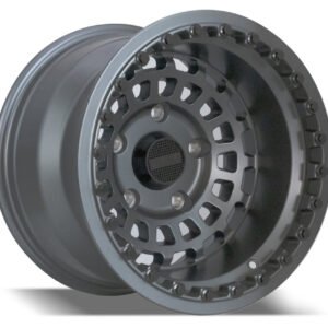 16" dark matte gray Titania Wheels for older Toyota Land Cruiser