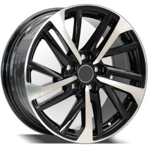 17" machined black alloy wheels for Toyota Corolla Cross, Avalon and Camry