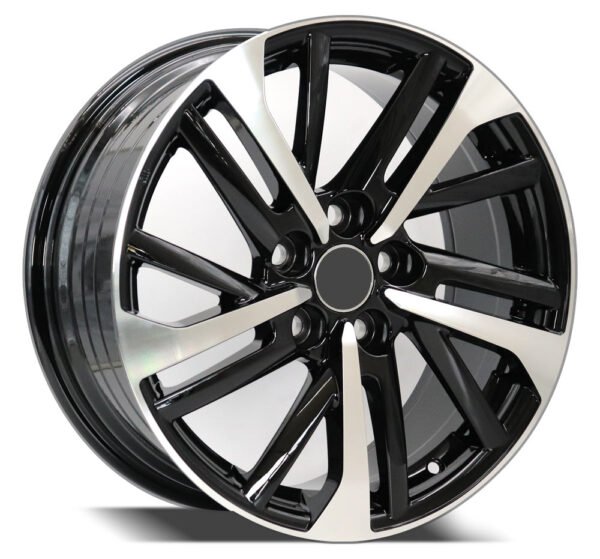 17" machined black alloy wheels for Toyota Corolla Cross, Avalon and Camry