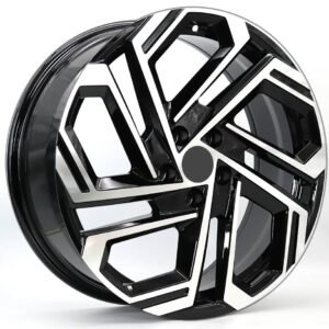 Hyundai's 19 inch machined face black alloy wheels