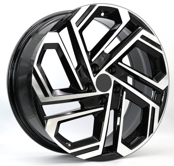 Hyundai's 19 inch machined face black alloy wheels