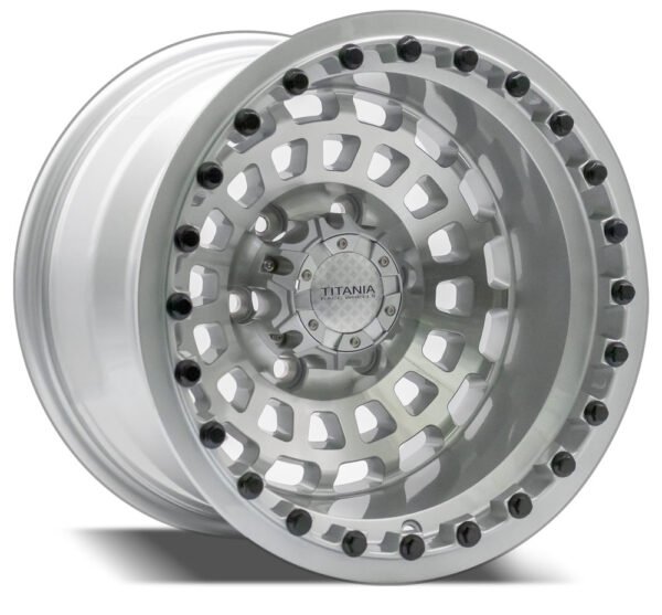 Nissan VTC and Mitsubishi Pajero 16" Titania machined silver wheels
