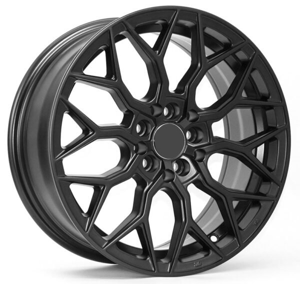 16" dark matte gray or matte black alloy wheels for Corolla, Camry, Altima and Sentra