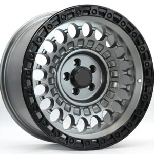 18" matte gray with matte black lip Jetour alloy wheels