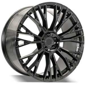 22" black alloy wheels for BMW cars